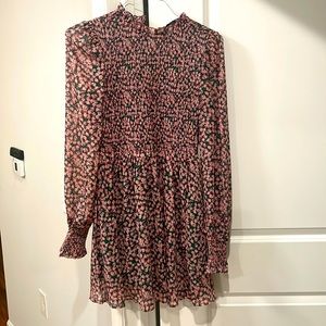 Unworn Lulu’s Medium green and pink flowered dress.